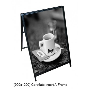 (900 x 1200) Coreflute Insert A-Frame with Print